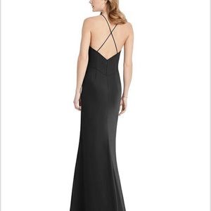 NWT Dessy black bridesmaids dress